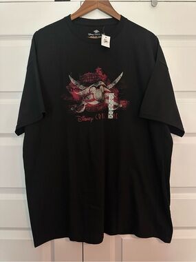 Disney Cruise Line Black Short Sleeve Graphic T-shirt XXL, NWT